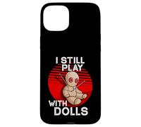 Voodoo Doll Funny Occult Witchcraft Spooky Dark Black Magic Case for iPhone 15 Plus