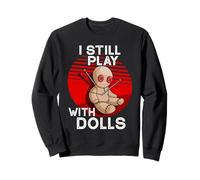 Voodoo Doll Funny Occult Witchcraft Spooky Dark Black Magic Sweatshirt