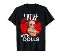 Voodoo Doll Funny Occult Witchcraft Spooky Dark Black Magic T-Shirt