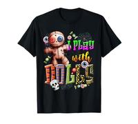 Voodoo Doll Shirt Play with Dolls Funny Spooky Eyeball T-Shirt