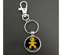 Voodoo Doll Thinking of You Humour Pendant On A Spring Hook Keyring Bag Tag Ideal Funny Birthday Gift N501
