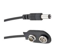 Voodoo Lab Straight Barrel To Battery Snap Cable 18 Inch