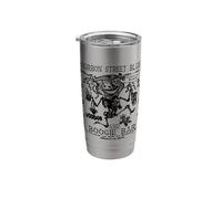 Voodoo Man Logo (Black) Stainless Steel Insulated Tumbler