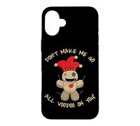 Voodoo On You I Voodoo Doll Occult Witchcraft Black Magick Case for iPhone 16 Plus