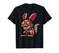 Voodoo Rabbit Tiki Design Tribal Gothic Artwork T-Shirt