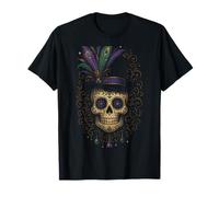 Voodoo Skull - Mardi Gras Orleans Costume T-Shirt
