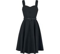Voodoo Vixen Frenchie Flare Halter Dress Mini Dress black 4XL