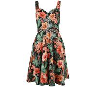 Voodoo Vixen Jungke Print Flare Dress Midi Dress multicolour XS