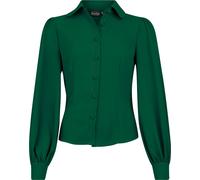 Voodoo Vixen Peter Pan Collar Blouse Blouse green 4XL