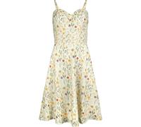 Voodoo Vixen Summer Flowers Emb Flare Dress Midi Dress multicolour S