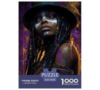 Voodoo Witch Jigsaw Puzzles Puzzles for Adults Kids. 1000 Piece Impossible Challenge Toy Educational Games Home Decoration for Educational Games Gifts 70x50cm/1000pcs