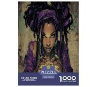 Voodoo Witch Jigsaw Puzzles Puzzles for Adults Kids. 1000 Pieces Impossible Challenge Toy Educational Game Home Decoration for Educational Games Gifts 70x50cm/1000pcs