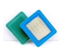 VooGenzek 1 PC Lawn Mower Air Filter, Air Cleaner Cartridge, 491588S Air Filter Cartridge, with 1 PC Pre-filter, Compatible with Briggs and Stratton 491588 491588S 4915885 399959