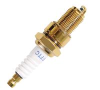 VooGenzek 1 PC Spark Plugs F7TC, Lawnmower Spark Plug, F6TC / F7TC Spark Plug Replacement, for GX120 GX200 GX240 Go Kart Mini Bike Tillage Polishing Machine 168F, Golden