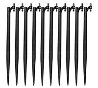 VooGenzek 10 PCS 30cm Irrigation Drip Support Stakes, Interface Nozzles Bracket Rod, Holder Sprinkler Stand, for Vegetable Gardens, Plants