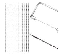 VooGenzek 12 PCS 6# Scroll Saw Blades With Spiral Teeth, Spiral Cutting Blades for Wood Carving