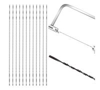 VooGenzek 12 Spiral Teeth Scroll Saw Blades, Metal Cutting, 3#
