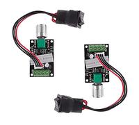 VooGenzek 2 PCS 6V 12V 24V 3A 80W PWM DC Motor Speed Controller, 1203BB Adjustable Driver Switch with Switch, for Electric Motor