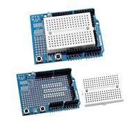 VooGenzek 2 PCS Shield Prototype Expansion Board with SYB-170 Mini Breadboard, Compatible with Arduino