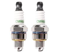 VooGenzek 2 PCS Spark Plugs CMR6A, Lawnmower SparkPlug, 4 Stroke Spark Plug, CMR6A Spark Plug Replacement, Compatible with Champion 978/RY4C RY4CT10, Compatible with Robin 139-2