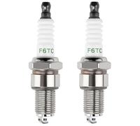 VooGenzek 2 PCS Spark Plugs F6TC, Lawnmower Spark Plug, F6TC / F7TC Spark Plug Replacement, for GX120 GX200 GX240 Go Kart Mini Bike Tillage Polishing Machine 168F
