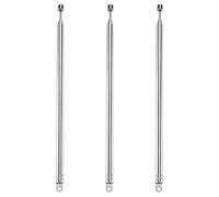 VooGenzek 3 PCS 100cm 7 Section Replacement Telescopic Aerial Antenna, DAB FM Antenna Replacement, Portable Radio Antenna, for DAB AM/FM Stereo Reception