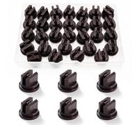 VooGenzek 30 PCS 110 Degree Fan-Shaped Atomizing Nozzle, Flat Fan Shape Spraying Spray Nozzles, Plastic Nozzles Spray Nozzle Tip, for Spraying Weed Killing, Brown
