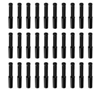 VooGenzek 30 PCS 4mm OD Cap Style Pneumatic Blanking Plugs, Pneumatic Air Fittings Plug Cap, for 4mm Inner Dia Tube Connect, Black