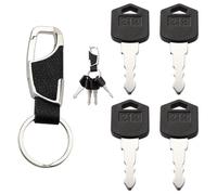 VooGenzek 4 PCS 212 Lgnition Starter Key, D554212 Construction Machines Key, Universal Lgnition Switch Spare Keys, with Keychain, Compatible with Doosan Daewoo Forklift D25 D35 G25 G35