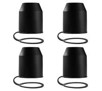 VooGenzek 4 PCS Trailer Hitch Ball Cover, Plastic Tow Bar Cover Cap, Trailer Protection Cap, Tow Ball Protection Cover, for Caravan,Cars, Trucks, Trailers
