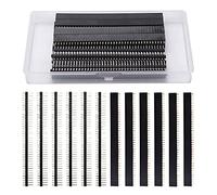 VooGenzek 40 PCS 2.54mm Pin Headers 40 Pin Breakaway PCB Board Pin Header Connector, Male and Female Pin Header Socket Connector, for Arduino Prototype Shield