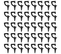 VooGenzek 40 PCS G Type Micro Nozzle, 360 Degree Sprinkler Nozzle, Refraction Misting Nozzle, Rotating Micro Sprinkler, Refraction Spray Nozzle with Barb Connector, for Farm Garden Outdoor