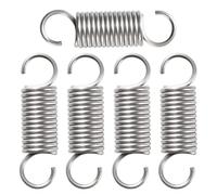 VooGenzek 5 PCS 2.5 * 20 * 70 mm Extension Spring, Stainless Steel Tension Spring with Hooks, Open Dual Hook Tension Spring, for Tents, Awnings, Trampoline