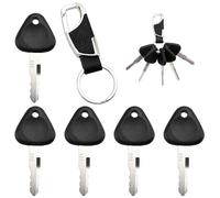 VooGenzek 5 PCS 777 Lgnition Starter Key, Construction Machines Key, Universal Lgnition Switch Spare Keys, with Keychain, Compatible with Clark Series lift