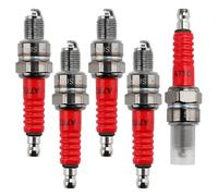 VooGenzek 5 PCS Spark Plug A7TC, Lawnmower Spark Plug, A7TC Spark Plug Replacement, for GY6 50cc 70cc 90cc 110cc Moped Scooter