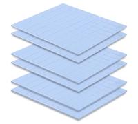 VooGenzek 600 PCS 10 x 10 mm Silicone Thermal Pad, Thickness 0.5/1/1.5 mm with 6.0 W/mk Thermal Conductivity, Reusable Thermal Conductive Silicone Pad, for SSD CPU GPU LED IC Chipset Cooling