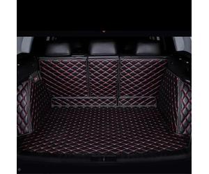 VOOIV Car Full Coverage Boot Liner for Jaguar F-Pace Hybrid/PHEV 2021 2022 2023 2024, All Inclusive Rear Trunk Mats Carpets Protector Pad Boot Full Trunk Mat Auto Accessories,F Black Red