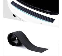 VOOIV Universal Anti-scratch Bumper Guard Trunk Rear Bumper Protector Strip for Car Pickup Truck SUV, Black, Polyurethane (PU), Polished