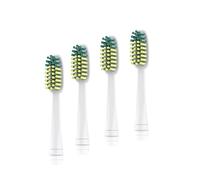 Voom Sonic - Go 1 Replacement Heads | Pack of 4 Replacement Brushes | Advanced Bristle Technology| Soft Dupont Nylon Bristles | Oral Care