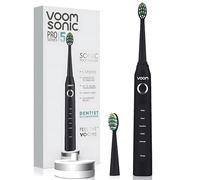 Voom Sonic Pro 5 Electric Toothbrush for Adults - Ultrasonic Electric Toothbrushes with Replacment Brush Head, Dentist Recommended Power Sonic Toothbrush with 5 Modes