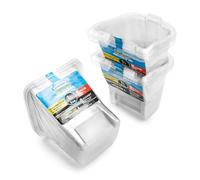 VOOMEY 24PCS Paint Pail Liners, Plastic Disposable Bucket Liner Set for Paint Cups,Holds Up to A Quart of Paint or Stain