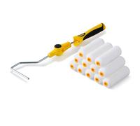 Voomey 4" Small Paint Roller,Foam Paint Roller,Paint Roller No Tray,4" Multi-Angle Extension Paint Roller Frame,Corner Paint Roller,Reach Into The Nooks and Crannies,for Windows Doors Cabinets Etc