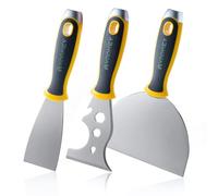 Voomey Stainless Steel Putty Knife, 3 Pcs,Putty Knife Set, Metal Scraper, Paint Scraper Tool for Removing Wallpaper, Repairing Drywall, Scraping, Repairing, Plastering, and Other Painting Projects