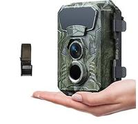VOOPEAK Mini Wildlife Camera HD 4K 48MP Trail Camera, Wildlife Camera with Night Vision Motion Activated IP66 Waterproof, 120°Wide-Angle Game Camera for Wildlife Monitoring
