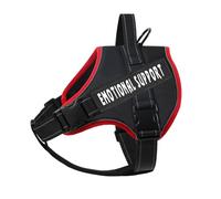 voopet Emotional Support Dog Harness, Professional Service Dog Vest Harness for Small Medium Large Dogs, Reflective Breathable and Adjustable No Pull/Choke ESA Essential Harness