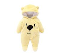 Voopptaw Bear Outfit for Baby and Toddlers Newborn Baby Presents Girls Boys Unisex Baby Boy Winter Coat 0-3 Months Yellow