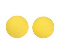 Vootnifig 2 Pack Yellow Roundnet Replacement Balls, for Spikeball, 9cm and for 12.5cm Soft PVC High Bounce Volleyball, for Outdoor Beach Lawn Sports(One of two balls)
