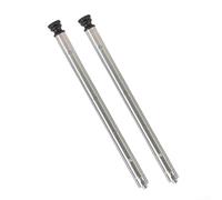 Vootnifig 2pcs Telescopic Camping Table Legs for IGT System, 304 Stainless Steel Extendable Supports 15.7-32.7in, Anti-Sway Folding Legs for Outdoor for caravan and Patio Use(Silver 40-66cm)