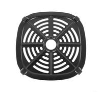 Vootnifig Air Fryer Grill Pan Rack with Rubber Bumpers - Versatile Cooking Tray for Compact Air Fryers and Ovens - Enhanced Airflow Design for Crispy Results(20.8×20.8cm)