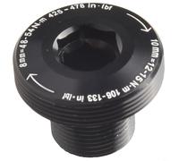 Vootnifig Bike Crank Bolt M15/26 Self-Extracting for SRAM X9 X0 Bicycle Components Aluminum Alloy Black(Nut)